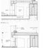 Detail sections through bay windows