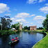 Hunsett mill within its idyllic landscape setting