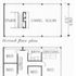 First and second floor plans