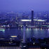 Linking the north and south banks of the Thames by night