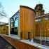 Showing bespoke board and batten European oak cladding