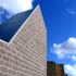 Simple materials are used throughout the building