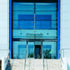 The formal glazed entrance