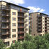 Render of villa blocks in series