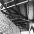 Roof element passing over external wall
