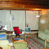 1960s interior with exposed blockwork and timber-clad ceilings