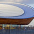 The emblematic soaring roof profile