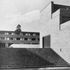 Steps to inner courtyard on south side