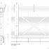Plant room external louvre details, level 7 - section and elevation