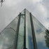 Glazed panel corner joint
