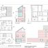 House type A (end terrace) plans, section and elevations