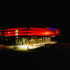 Colourchanging facade from northwest