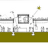 Section illustrating daylighting strategies