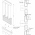 Detail showing the design and erection of individual pre-cast concrete cladding units