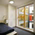 First floor bedroom view across courtyard