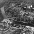 Aerial view before completion