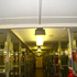 Book stacks prior to conversion to study areas