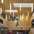 Triple-height, timber-clad atrium 
