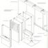 Exploded isometric of screens