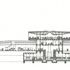 Section through satellite terminal