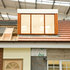 Slices through the building show its construction