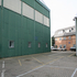 Existing facade approach to new entrance