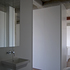 View from bathroom to kitchen