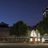 Quadruple Energy show installed_Night view looking towards Tate Britain