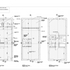 Ground floor, first floor and second floor plan