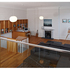 Living area from kitchen mezzanine