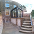 View from the lower yard level