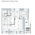 Reflected ceiling plan