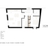 First floor plan - three person flat