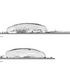 East and west elevations