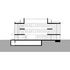 Section through 3-storey atrium
