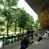 Terrace overlooking Bute Park, RWCMD