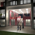 Night courtyard view