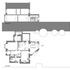 Floor plan and section