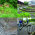 Materials recycled for the build