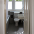 Masionette bathroom with low-flow sanitary fittings. (Phase II - masionette)