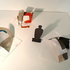 Paper maquette grouped