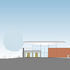 Entrance elevation
