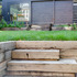 Oak sleeper steps