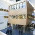 Fourstorey atrium and library pod