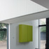 The spaces rise up to the 6 m high windows