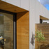 Timber clad log store door