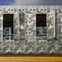 Stainless steel screens with foliage pattern