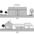 North and west elevation