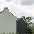 Close up of the new & old gables sitting on the wildflower roof