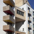 Exterior detail of balcony and terraces